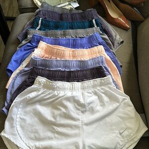 9 pairs of Nike shorts